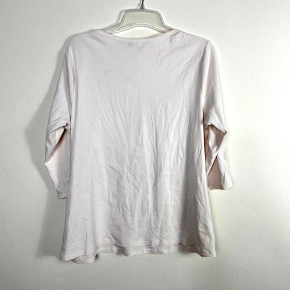 Lauren Ralph Lauren Off White Lace up Sleeve pullover size 2X - Picture 9 of 9